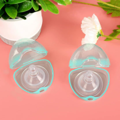 Pacifier Case, Pacifier Holder Case, Pacifier Container for Travel, BPA Free, Transparent