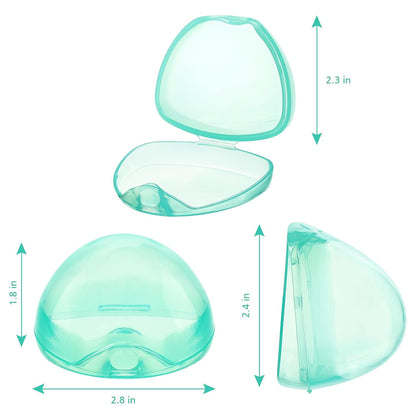 Pacifier Case, Pacifier Holder Case, Pacifier Container for Travel, BPA Free, Transparent