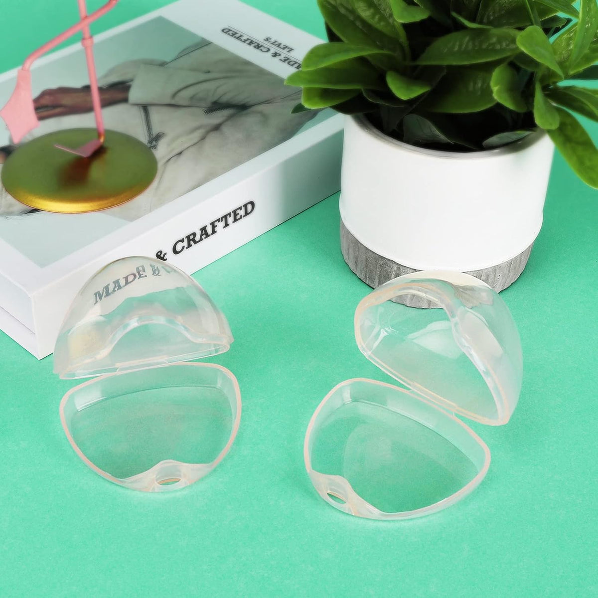 Pacifier Case, Pacifier Holder Case, Pacifier Container for Travel, BPA Free, Transparent