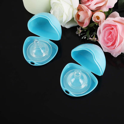Pacifier Case, Pacifier Holder Case, Pacifier Container for Travel, BPA Free, Transparent