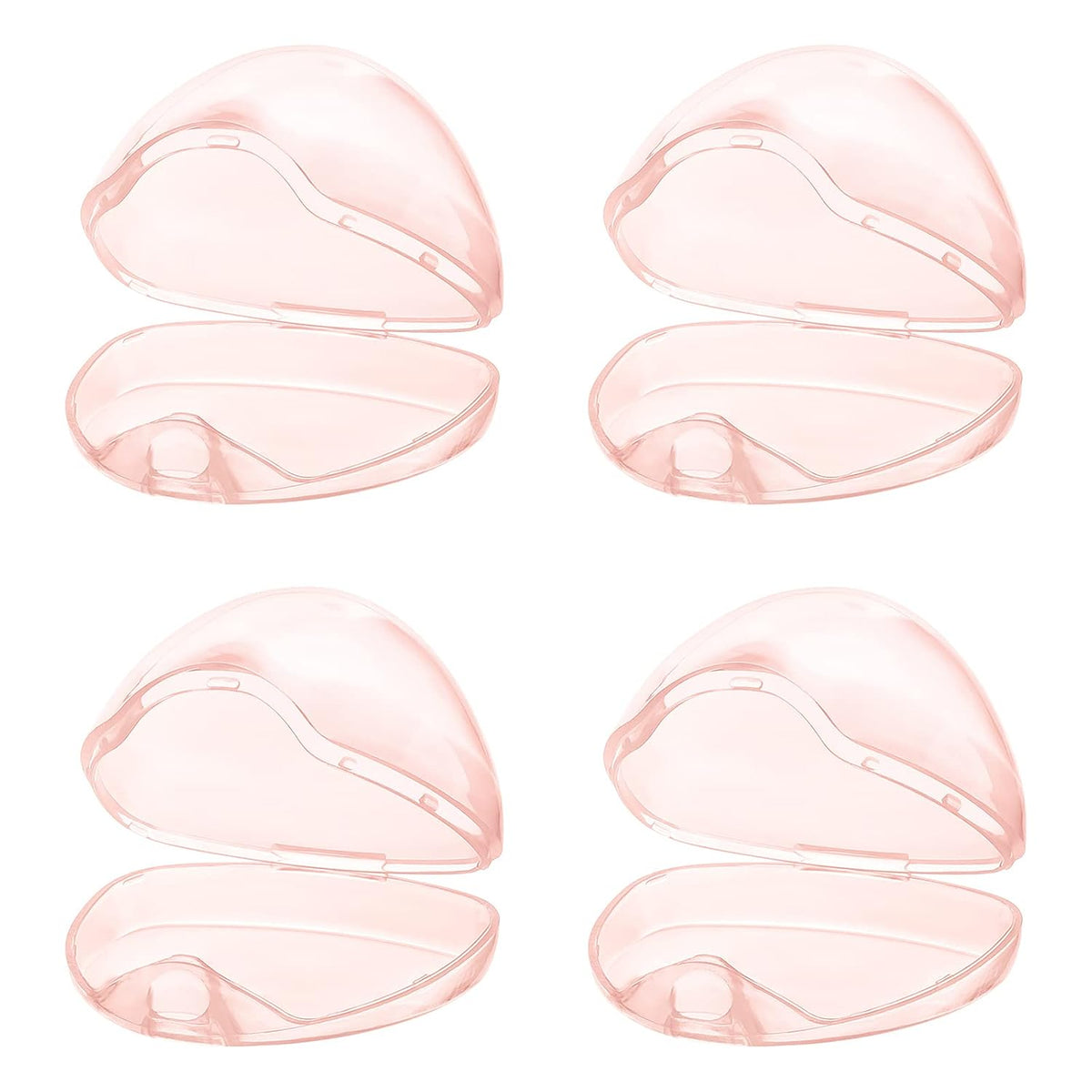 Pacifier Case, Pacifier Holder Case, Pacifier Container for Travel, BPA Free, Transparent