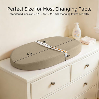 Baby Changing Pad Diaper Changing Pad 2 Pack Soft & Muslin Cover