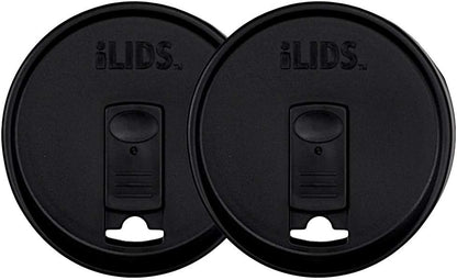 Mason Jar Drink Lid, Wide Mouth, Butter, 2 Pack, BPA-Free USA Made | Fits 3 3/8 in Ball & Kerr openings; spill-resistant for coffee, cold brew & iced tea; reusable, dishwasher-safe