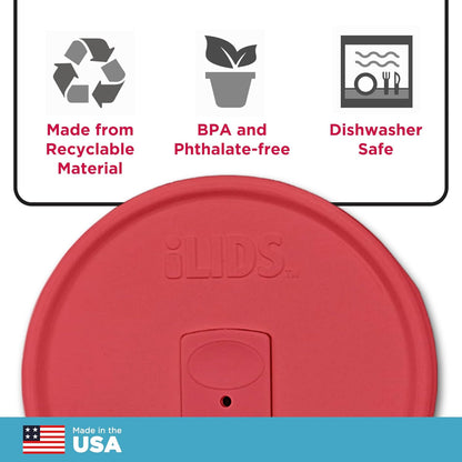 Mason Jar Drink Lid, Wide Mouth, Butter, 2 Pack, BPA-Free USA Made | Fits 3 3/8 in Ball & Kerr openings; spill-resistant for coffee, cold brew & iced tea; reusable, dishwasher-safe