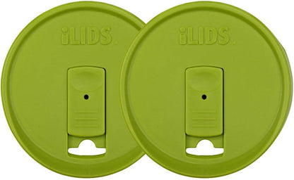 Mason Jar Drink Lid, Wide Mouth, Butter, 2 Pack, BPA-Free USA Made | Fits 3 3/8 in Ball & Kerr openings; spill-resistant for coffee, cold brew & iced tea; reusable, dishwasher-safe