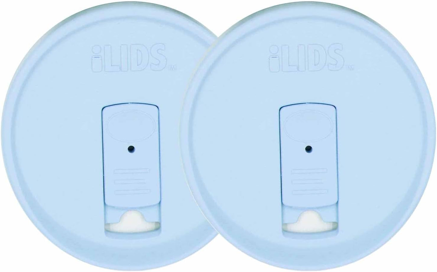Mason Jar Drink Lid, Wide Mouth, Butter, 2 Pack, BPA-Free USA Made | Fits 3 3/8 in Ball & Kerr openings; spill-resistant for coffee, cold brew & iced tea; reusable, dishwasher-safe