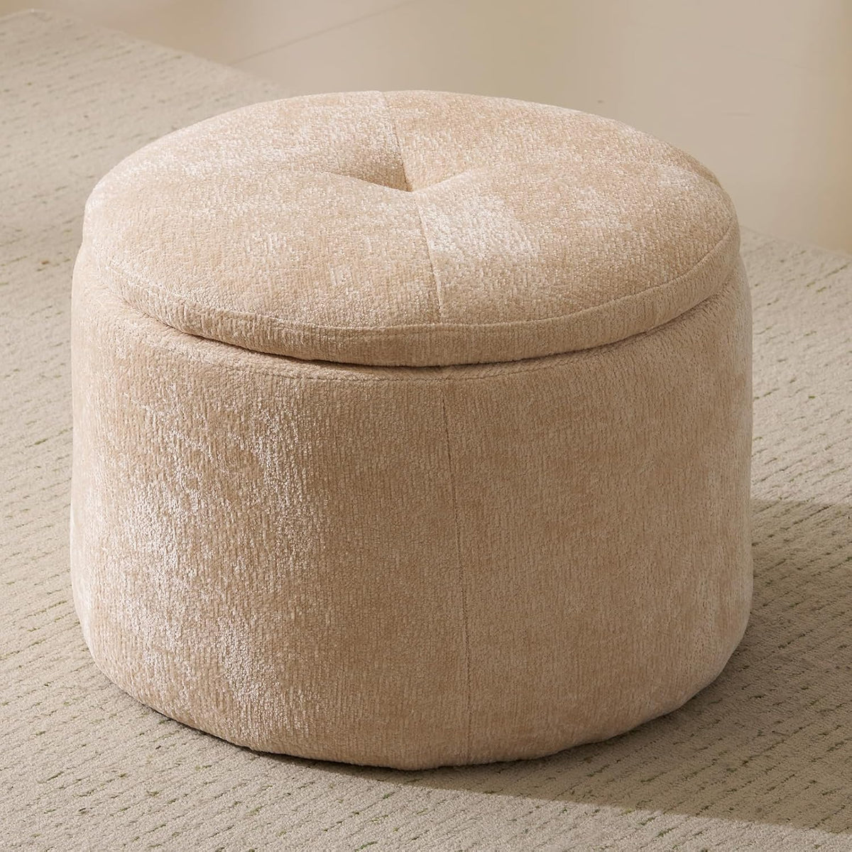 Oversized Swivel Rocker Recliner with Massage and Heat, Swivel Nursery Recliner With Adjustable Headrest, Manual Rocker Recliner Chair with Two Removable Pillows, High Back Barrel Armchair,White