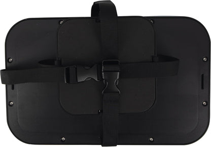 Nuby Adjustable Backseat Baby Mirror with Swivel Base for Easy Viewing, Quick Install, Shatter Resistant, Black