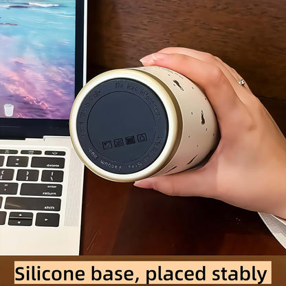 16 oz Coffee Travel Mug, Cute Coffee Tumbler with Lid | Stainless Steel Insulated Water Bottle, Double Wall Vacuum, Leakproof, Portable, Hot & Cold Drinks