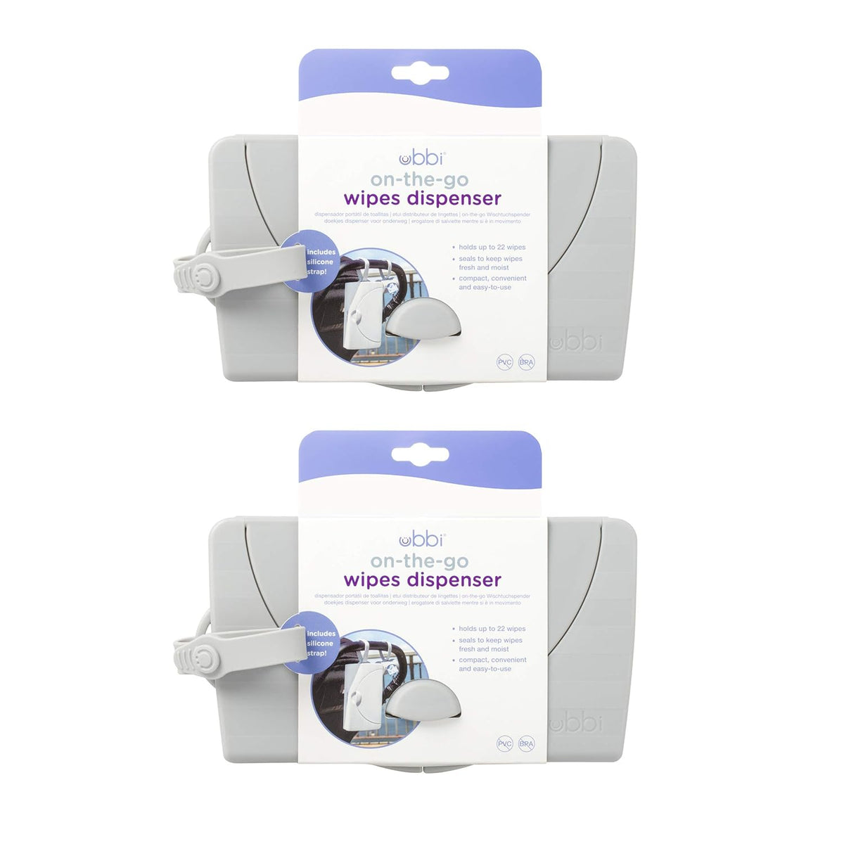 On-the-Go Baby Wipes Dispenser, Taupe