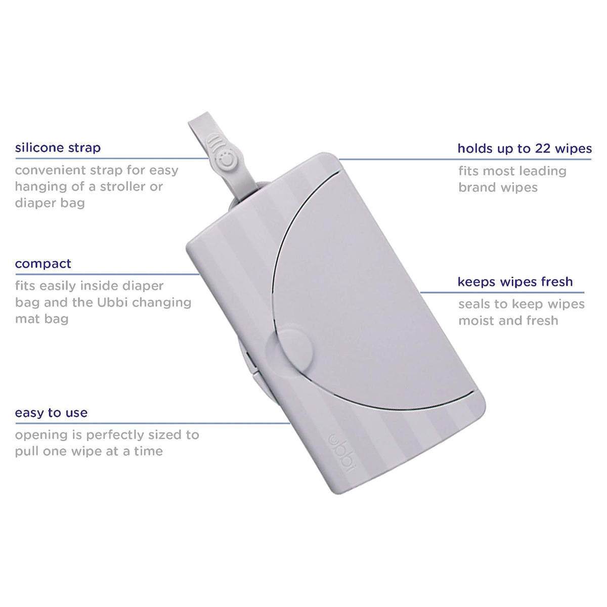 On-the-Go Baby Wipes Dispenser, Taupe