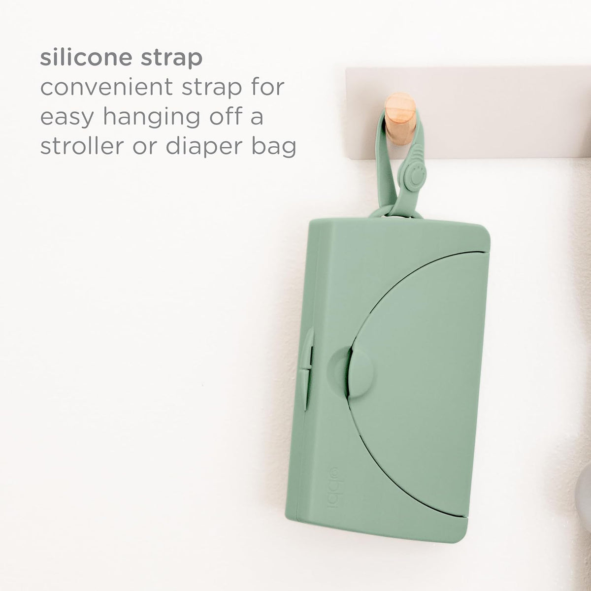 On-the-Go Baby Wipes Dispenser, Taupe