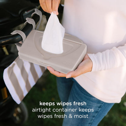 On-the-Go Baby Wipes Dispenser, Taupe