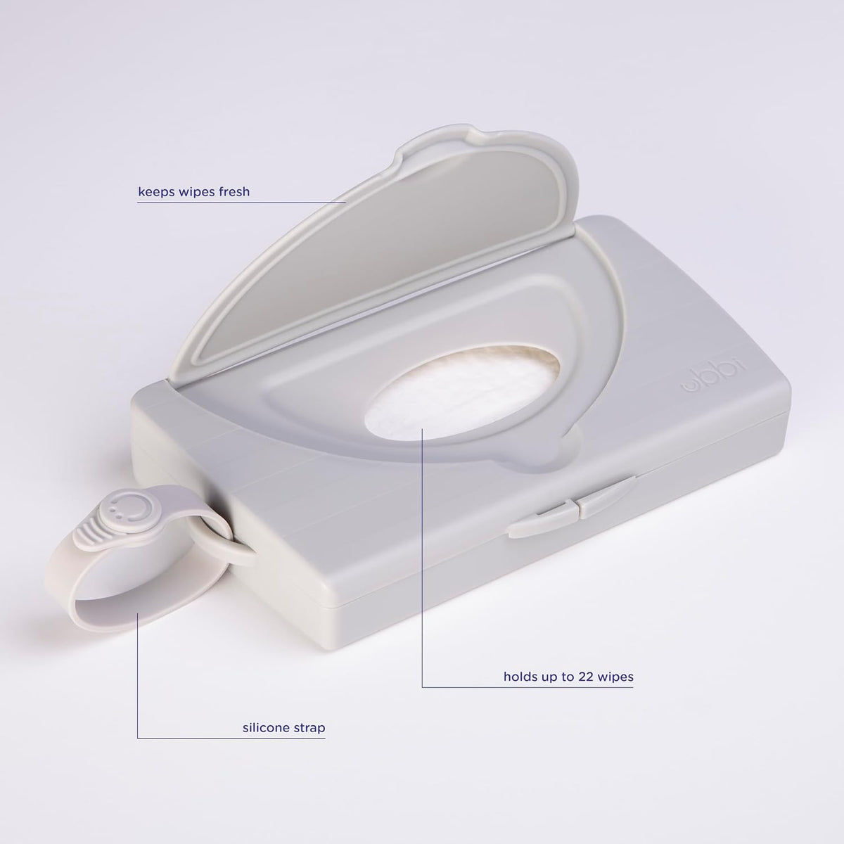 On-the-Go Baby Wipes Dispenser, Taupe