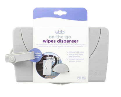 On-the-Go Baby Wipes Dispenser, Taupe