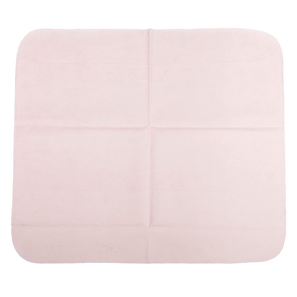ReUseLife Large Waterproof Cotton Flannel Diaper Changing Mat Pad,31.5 X 26.5 Inch (Pink Elephants)
