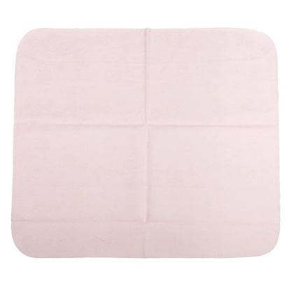 ReUseLife Large Waterproof Cotton Flannel Diaper Changing Mat Pad,31.5 X 26.5 Inch (Pink Elephants)
