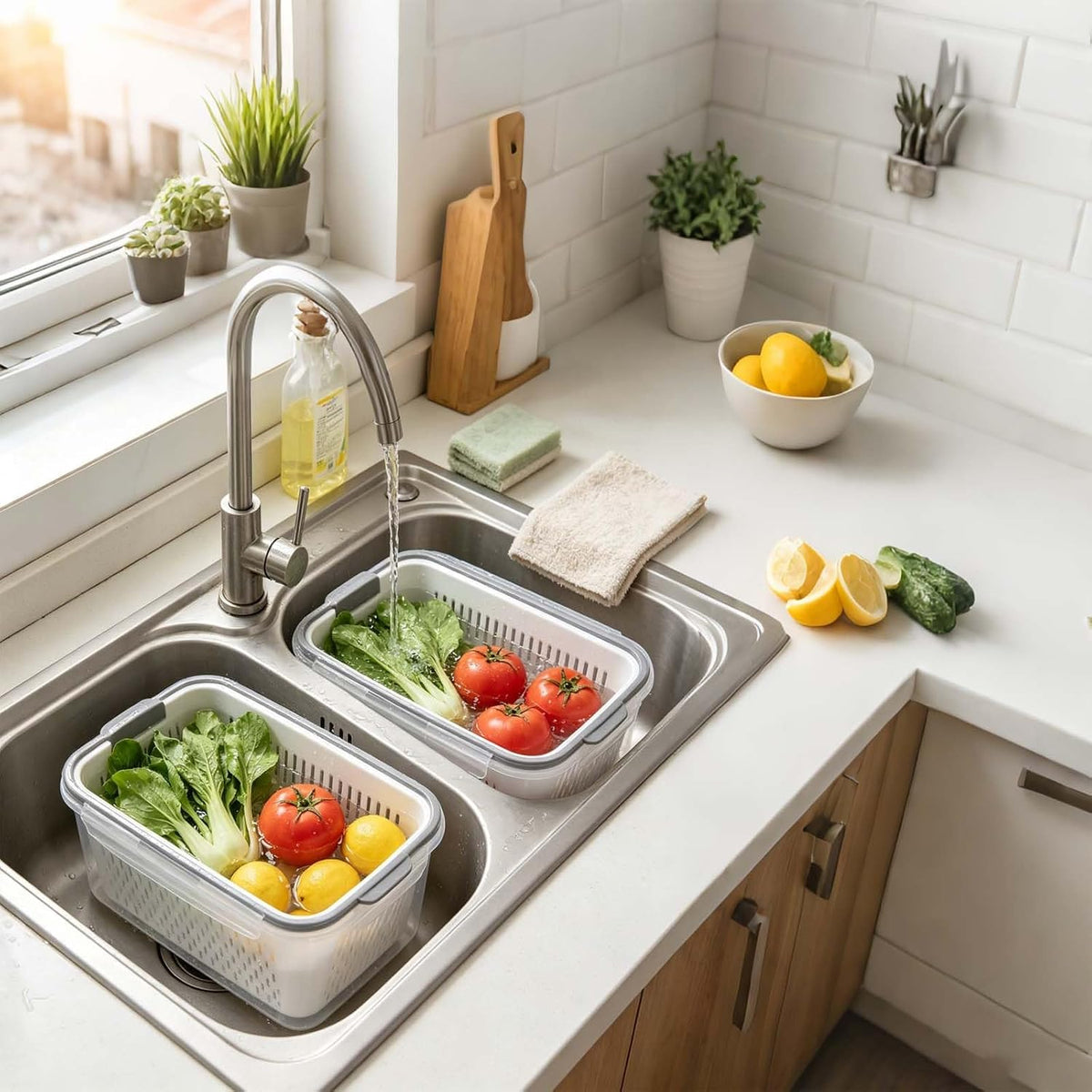 Food Storage Containers With Leakproof Lids,Fruit Containers For Fridge