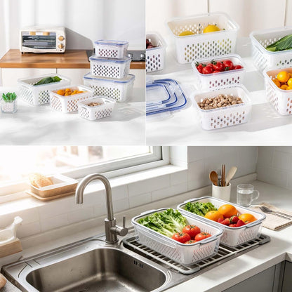 Food Storage Containers With Leakproof Lids,Fruit Containers For Fridge
