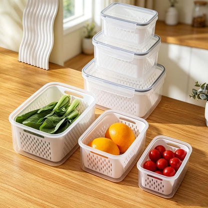 Food Storage Containers With Leakproof Lids,Fruit Containers For Fridge
