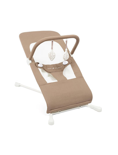Baby Delight Highland Baby Bouncer | Infant | 0 – 6 Months | 3-Position Recline | Sage Tweed