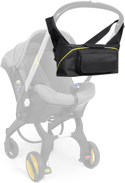 Storage Bag for Doona Infant Car Seat Stroller, Large Capacity Diaper Bag, Wearable Backpack, Stroller Organizer, Easy Access Zipper, Water-Repellent Lightweight Baby Travel Essentials Organizer