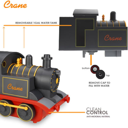 Crane Cute Animal Humidifier for Kids Bedroom and Nursery, Ultrasonic Cool Mist, 1 Gallon, Auto Shut Off, Cool Mist Humidifier