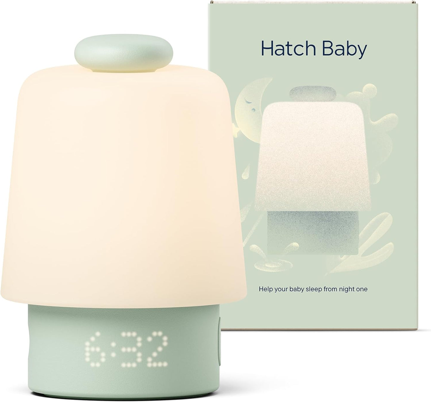 Hatch Baby Sound Machine, Night Light (Putty) | Sleep Support | Registry Essential, Routine Builder, Time-to-Rise Alarm Clock, White Noise, Nursery Stories, Toddler Kids (Wi-Fi)
