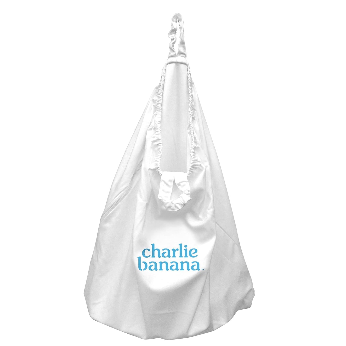 CHARLIE BANANA Reusable and Washable Cloth Diaper Wet Bag, Waterproof Hanging Diaper Pail and Laundry Bag, Yellow