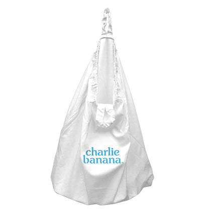 CHARLIE BANANA Reusable and Washable Cloth Diaper Wet Bag, Waterproof Hanging Diaper Pail and Laundry Bag, Yellow