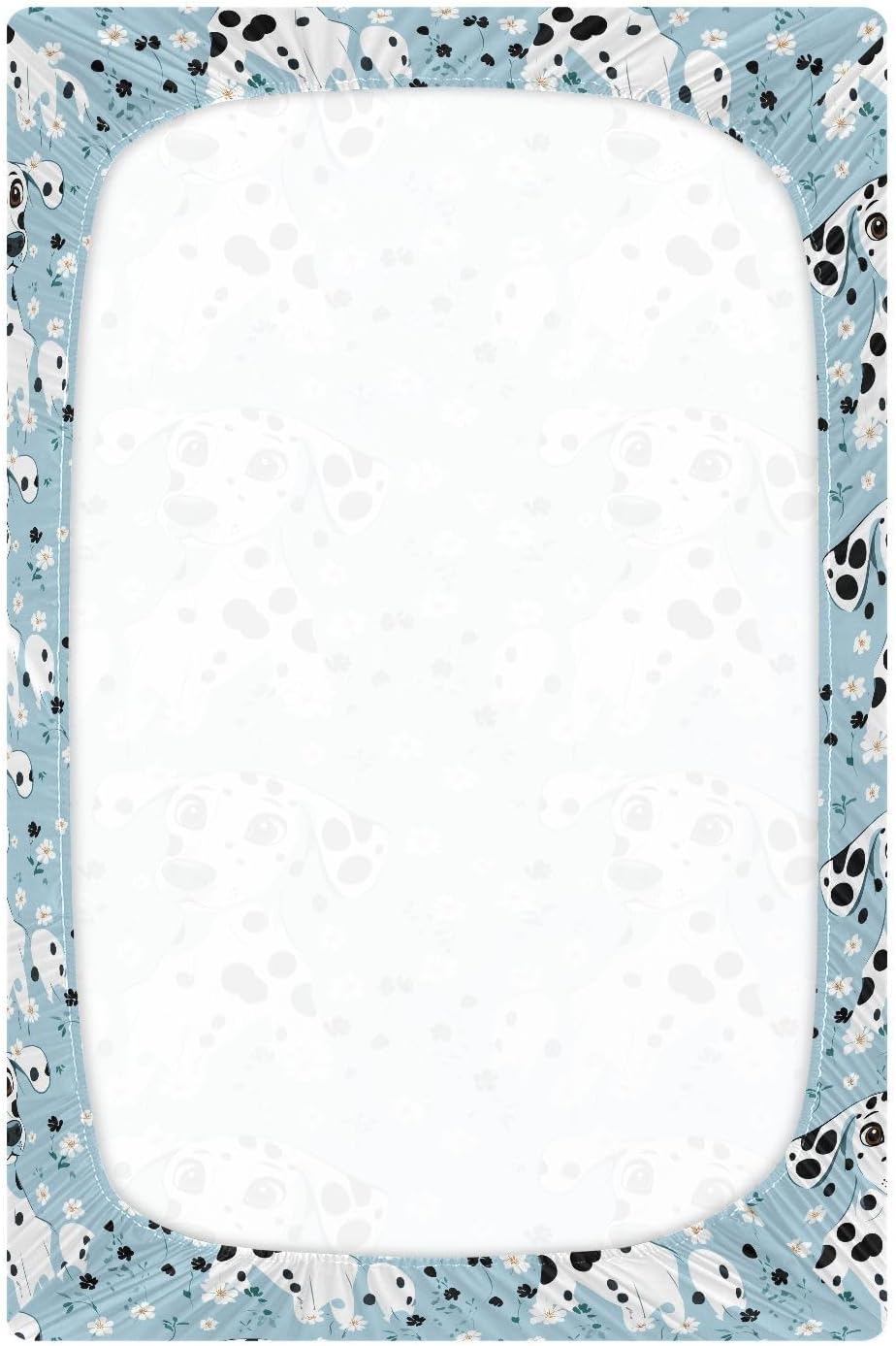 Fitted Crib Sheets Cactus and Floral Stretchy Portable Playard Sheets for Baby Toddler, Breathable Soft Mini Crib Mattress 52 x 28 in for Boys and Girls