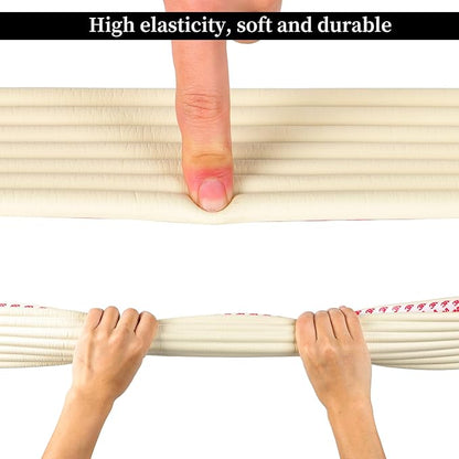 VOCOMO Corner Protector for Baby, Widen Edge Protector with Adhesive Backing, Baby Proofing Edge Corner Protect Self Adhesive Furniture Guard Bumper for Table, Desk, Fireplace (White, 6.6ft)