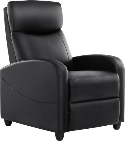 Sweetcrispy Recliner Chair, 360 Swivel Rocker Chair for Adults, Glider Rocker Recliners, Nursery Chairs for Living Room, High Back, Upholstered Deep Seat, Classical Brown