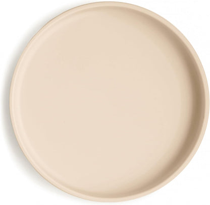 mushie Classic Silicone Suction Plate | BPA-Free Non-Slip Design (Daffodil)