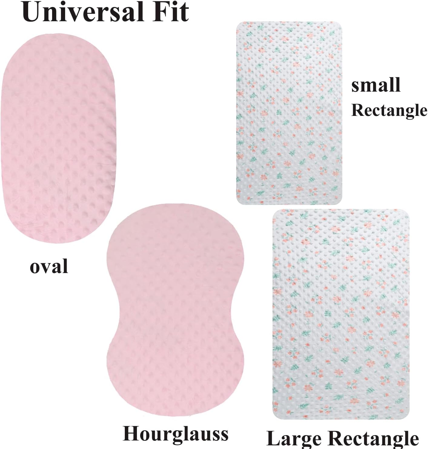 Dot Bassinet Sheet Set 2 Pack Stretch Fitted Bedside Sleeper Bassinet Sheets Sheets,Ultra Soft, for Baby Girls and Boys Light Green Dinosaur