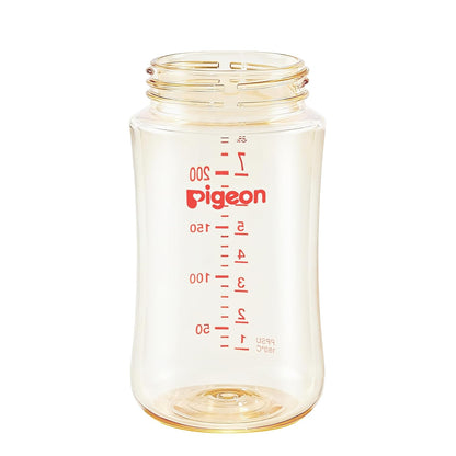 Pigeon PPSU Baby Bottle Replacement Body – 5.4 oz/160 ml, Wide Neck, Heat-Resistant, Drop-Proof, Durable, Easy to Clean, Perfect for Newborns, 1 Pack