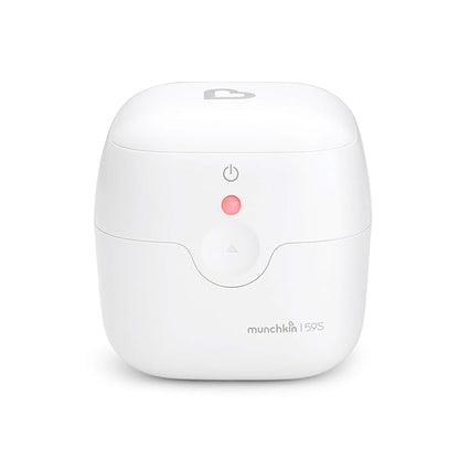 Munchkin Portable UV-C Cleaner for Pacifiers, Teethers and More, White