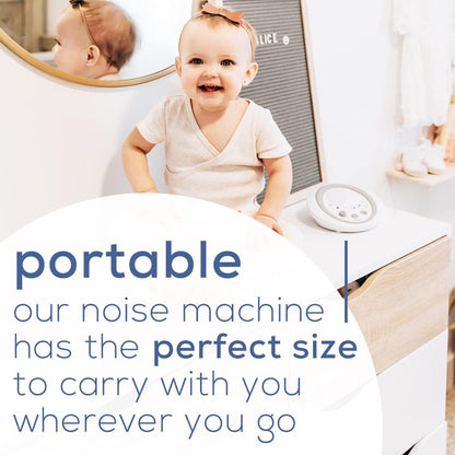 Beurer White Noise Machine with 4 Soothing Sounds | Sound Machine with Auto Shut-Off Sleep Timer | Portable White Noise Machine for Adults, Kids & Babies | Dreamsound Sleep Machine, SL15