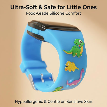 Potty Training Watch for Toddlers, Cute Apple-Shaped Design with 5 Timing Modes (30-180min), Music & Flash Reminders, Magnetic Charging, Compact Screen, Splash-Proof, Gifts for 3-7 Year Old Girls Boys