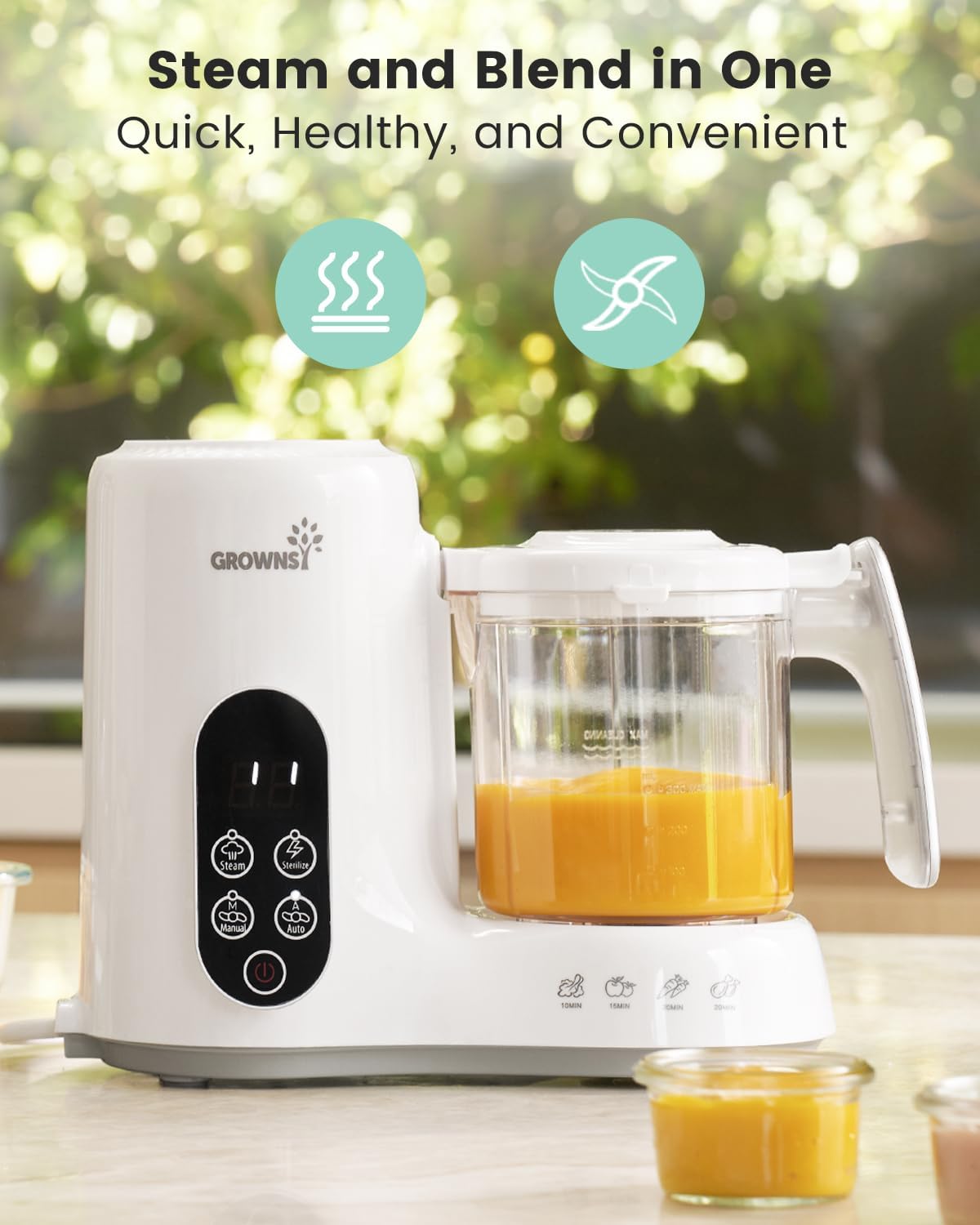 GROWNSY Baby Food Maker and Baby Scale
