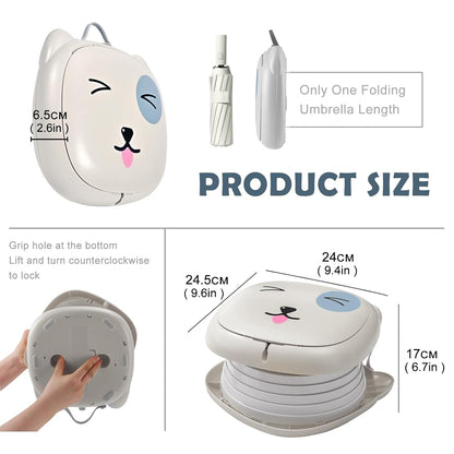 Travel Potty for Toddler Portable Foldable Potty Training Toilet for Boys Girls Baby Kids Children Indoor Outdoor,Pink
