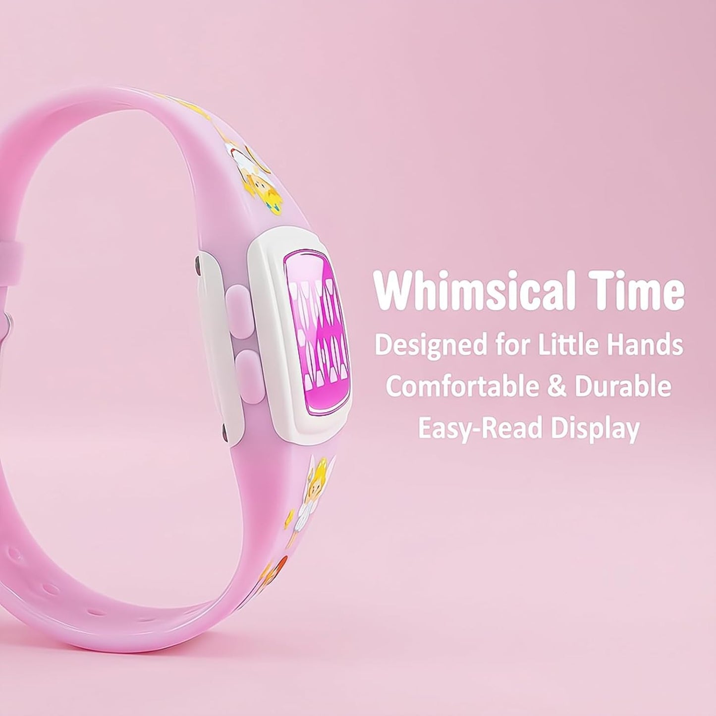Potty Training Watch for Toddlers, Cute Apple-Shaped Design with 5 Timing Modes (30-180min), Music & Flash Reminders, Magnetic Charging, Compact Screen, Splash-Proof, Gifts for 3-7 Year Old Girls Boys
