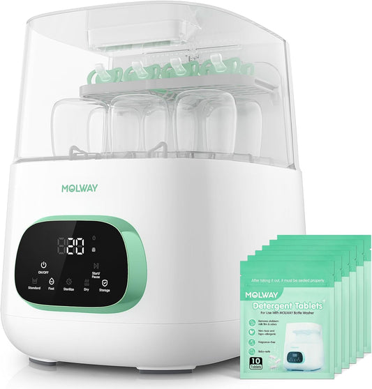 Bottle Washer Pro, All-in-One Baby Bottle Washer and Sterilizer & Dryer, Cleaning Machine for Bottles, Pump Parts & Baby Essentials, Effortless Care, Replaces Hand Washing