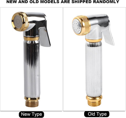 Bathroom Brass Bidet Handheld Sprayer Toilet Spray Shower Nozzle Sprinkler for Feminine Wash, Baby Diaper Cloth Washer