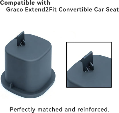 Replacement Cup Holder for Graco Extend2Fit 2-in-1 Car Seat – Dishwasher Safe Single Cup Holder, Car Seat Replacement Parts for Graco (Fits Left or Right Side)