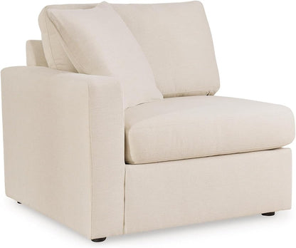 Signature Design by Ashley Modmax Coastal Press-Back Swivel Glider Rocker Recliner with Machine Washable Cover, Hidden Storage Compartments and 2 Bolster Pillows, Beige - Colors A