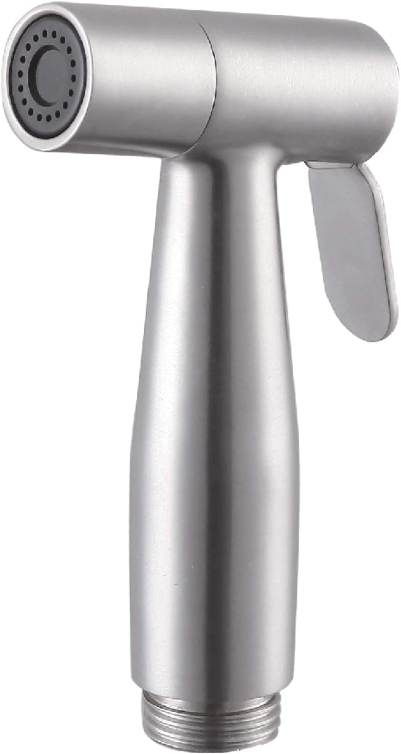 Handheld Bidet Sprayer for Toilet, IDMAX Jet Sprayer for Toilet Muslim Shower Set with 49-inch Hose and Bracket, Adjustable Bidet Attachment Water Pressure Controlfor Feminine Wash