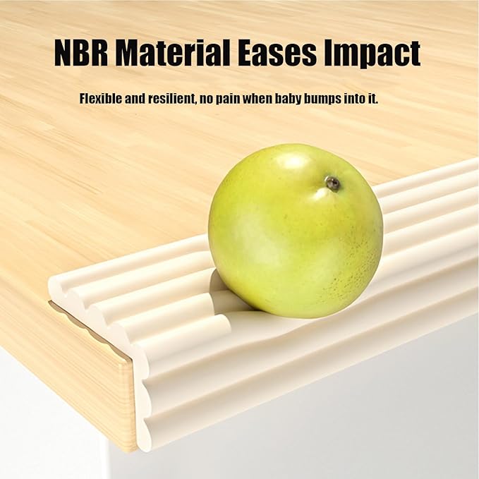 Edge Protector for Baby Proofing, Corner Protector Baby, Desk Edge Cushion, Extra-Wide Soft Foam Padding Self Adhesive Furniture Corner Guard Bumper for Table, Fireplace 16.4ft Pink