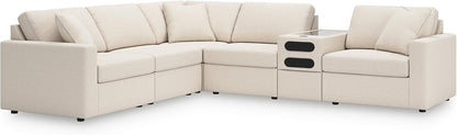 Signature Design by Ashley Modmax Coastal Press-Back Swivel Glider Rocker Recliner with Machine Washable Cover, Hidden Storage Compartments and 2 Bolster Pillows, Beige - Colors B