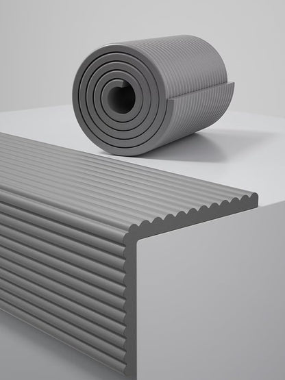 11.8''W Extra-Wide Edge Protector, 6.56FT 0.47''Th Baby Proofing Corner Guards, Safety Furniture Bumper, Pre-Taped, Thick Soft Rubber Foam Padding for Fireplace Table Stair Cabinet (Grey)